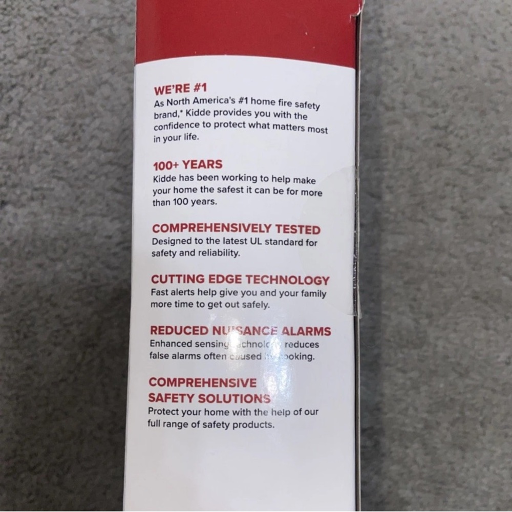 Kidde Battery Powered Smoke Alarm Detector New in Box 20SDR Self Testing - Picture 2 of 8